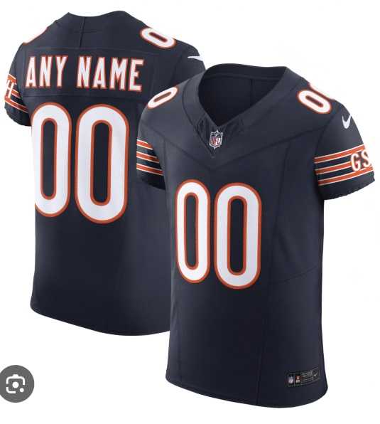 Men & Women & Youth Chicago Bears Active Player Custom F.U.S.E. Navy Vapor Elite Stitched Jersey